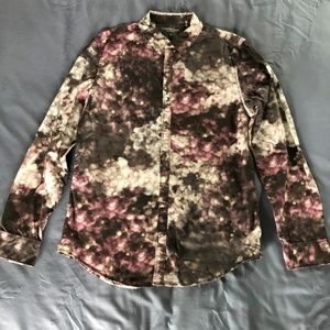 Calvin Klein Jeans Printed Button Down Shirt
